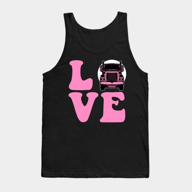 Proud Trucker Wife Tank Top by SmithyJ88